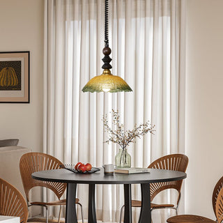 Nydoreth Suspension en Bois Art Vintage Élégant