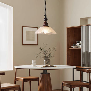 Nydoreth Suspension en Bois Art Vintage Élégant