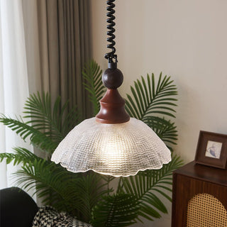 Nydoreth Suspension en Bois Art Vintage Élégant