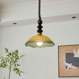 Nydoreth Suspension en Bois Art Vintage Élégant