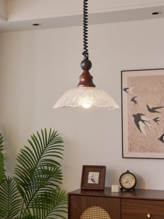 Nydoreth Suspension en Bois Art Vintage Élégant