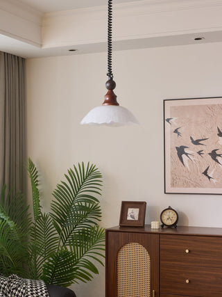 Nydoreth Suspension en Bois Art Vintage Élégant