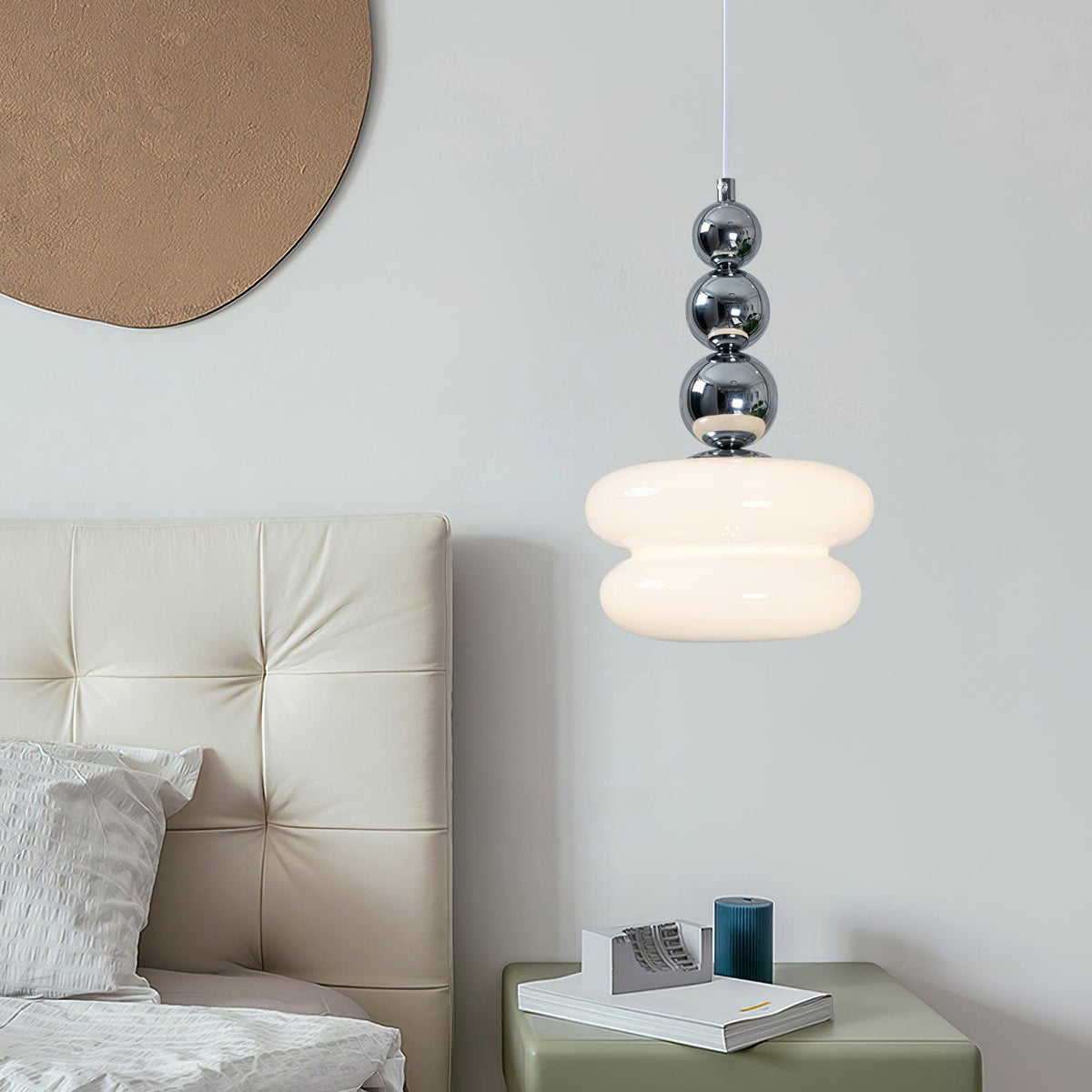 Aurelin Suspension Lampe Artistique en Verre