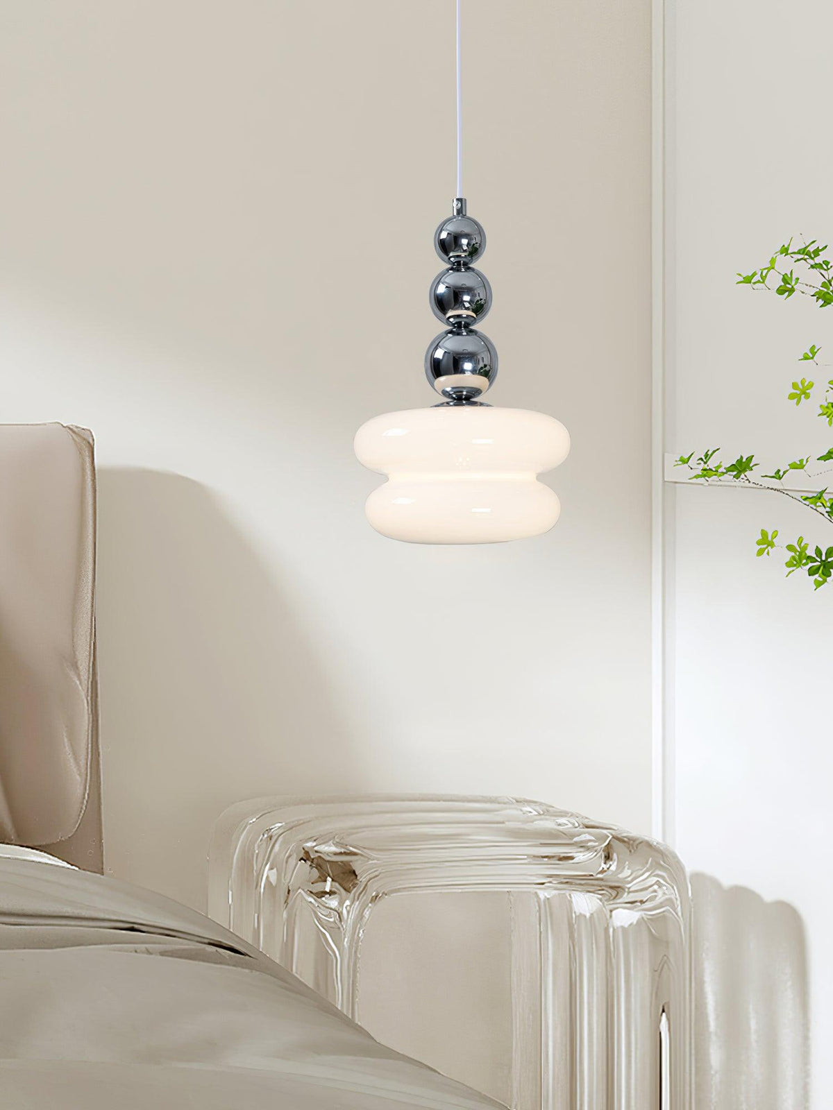 Aurelin Suspension Lampe Artistique en Verre