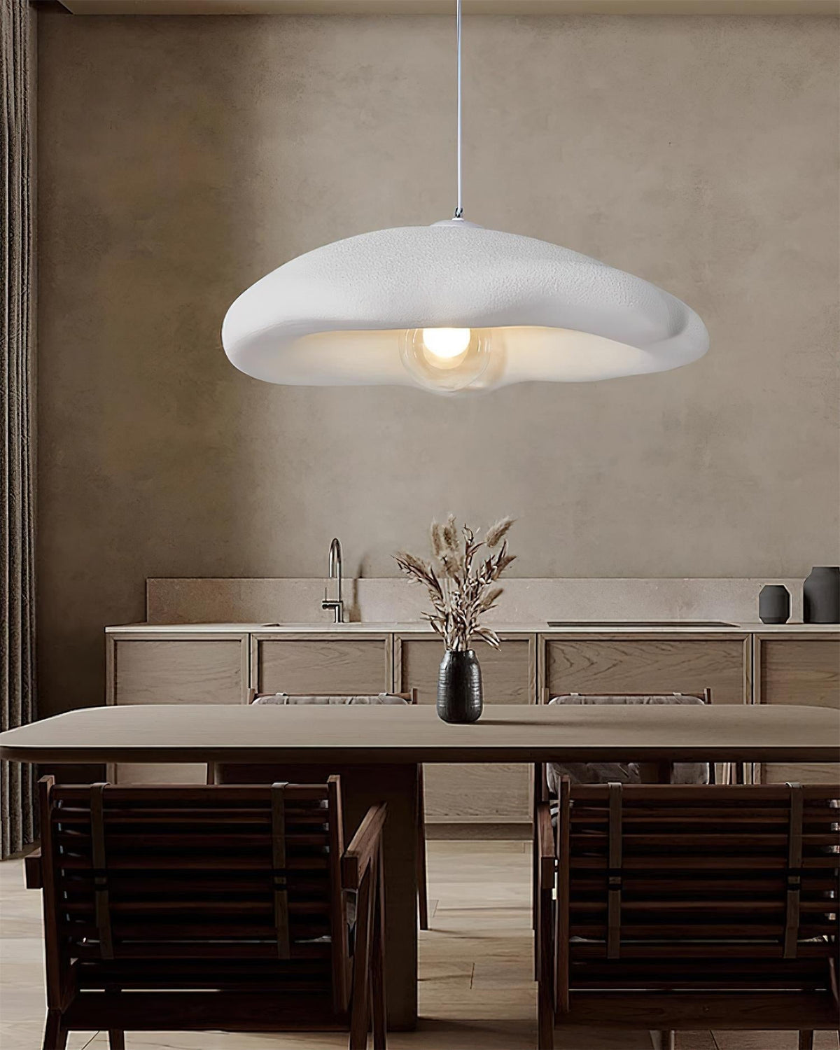 Odiva Organic Pendant Light-Neutral Decor