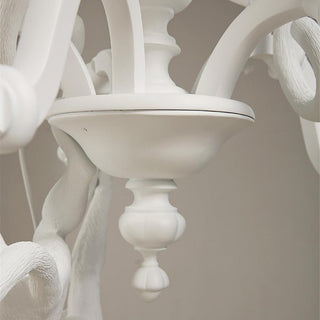 Lustra Lustre Singe Noir Sculpture Ludique