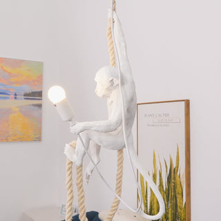 Zalira Suspension Artistique en Résine Corde