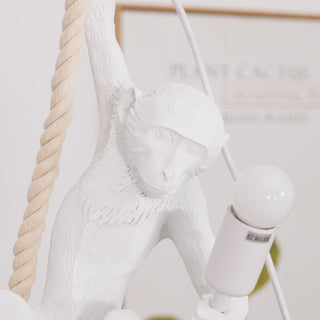 Zalira Suspension Artistique en Résine Corde