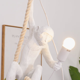 Zalira Suspension Artistique en Résine Corde
