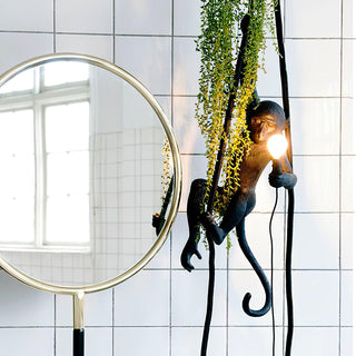Zalira Suspension Artistique en Résine Corde