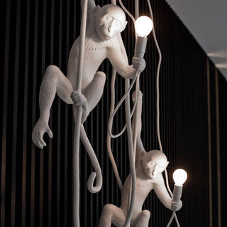 Zalira Suspension Artistique en Résine Corde