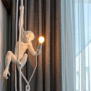 Zalira Suspension Artistique en Résine Corde