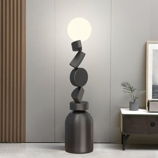Calisine Lampadaire Monolith Cube Base Noir
