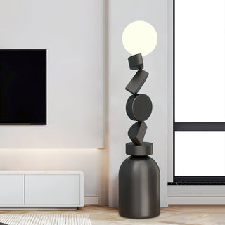 Calisine Lampadaire Monolith Cube Base Noir