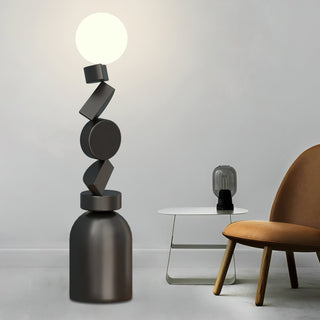 Calisine Lampadaire Monolith Cube Base Noir
