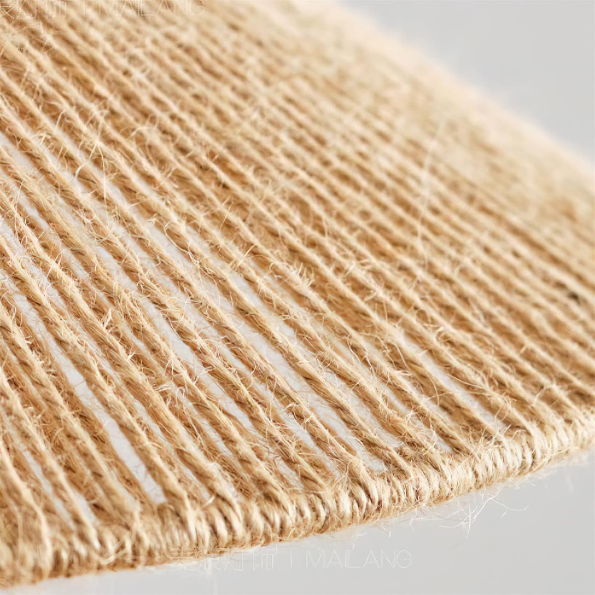 Fidoya Woven Rattan Cone Pendant Light-Neutral Decor