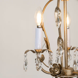 Sylaeara Lustre Postmoderne De Luxe En Métal Et Cristal