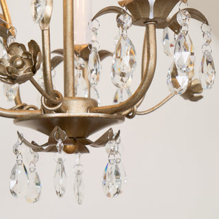 Sylaeara Lustre Postmoderne De Luxe En Métal Et Cristal