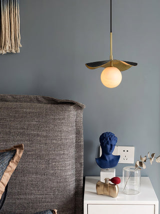 Zaraeen Lampe Suspendue En Laiton Et Albâtre Minimaliste Moderne