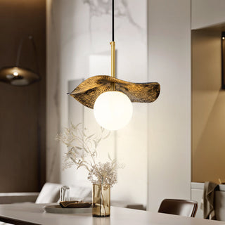 Zaraeen Lampe Suspendue En Laiton Et Albâtre Minimaliste Moderne