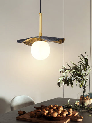 Zaraeen Lampe Suspendue En Laiton Et Albâtre Minimaliste Moderne