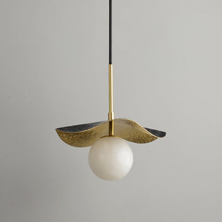 Zaraeen Lampe Suspendue En Laiton Et Albâtre Minimaliste Moderne