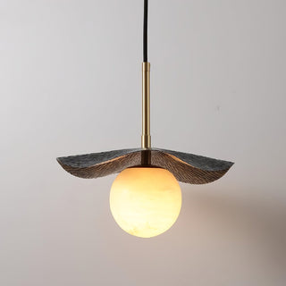 Zaraeen Lampe Suspendue En Laiton Et Albâtre Minimaliste Moderne