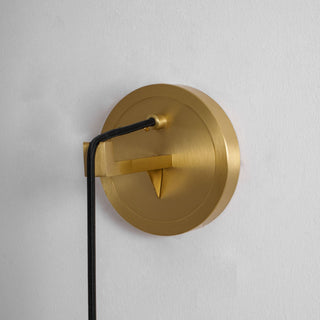Monty Alabaster Plug-in Wall Lamp-Neutral Decor