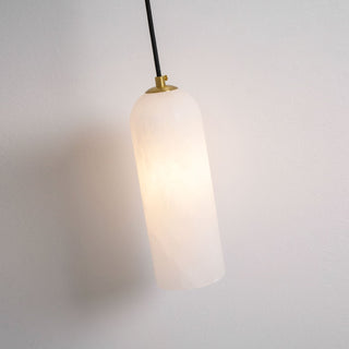 Monty Alabaster Plug-in Wall Lamp-Neutral Decor