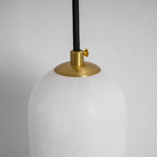 Monty Alabaster Plug-in Wall Lamp-Neutral Decor