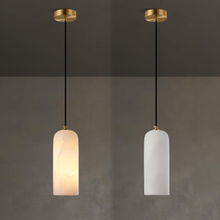 Zashayra Suspension Cylindrique en Albâtre-Luire