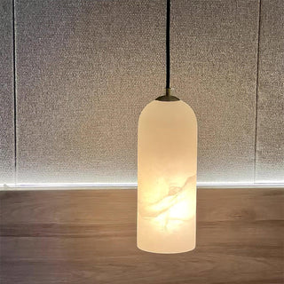 Zashayra Suspension Cylindrique en Albâtre-Luire