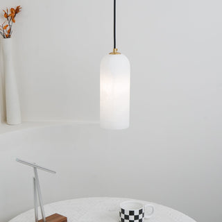 Zashayra Suspension Cylindrique en Albâtre-Luire