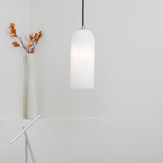 Zashayra Suspension Cylindrique en Albâtre-Luire