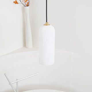 Zashayra Suspension Cylindrique en Albâtre-Luire