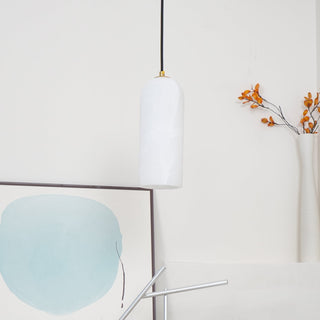 Zashayra Suspension Cylindrique en Albâtre-Luire