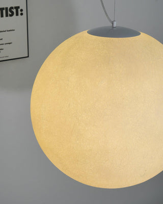 Lustra Suspension Lampe en Forme de Lune pour Salon