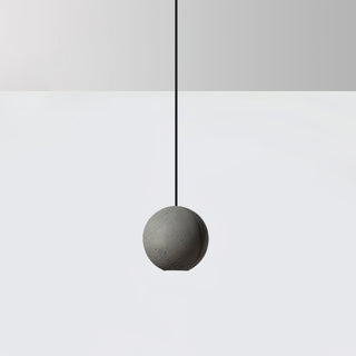 Solara Suspension Sphère en Béton Lune Minimaliste