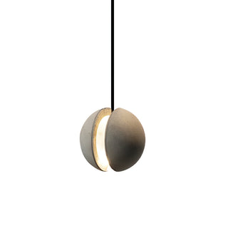 Solara Suspension Sphère en Béton Lune Minimaliste