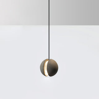 Solara Suspension Sphère en Béton Lune Minimaliste