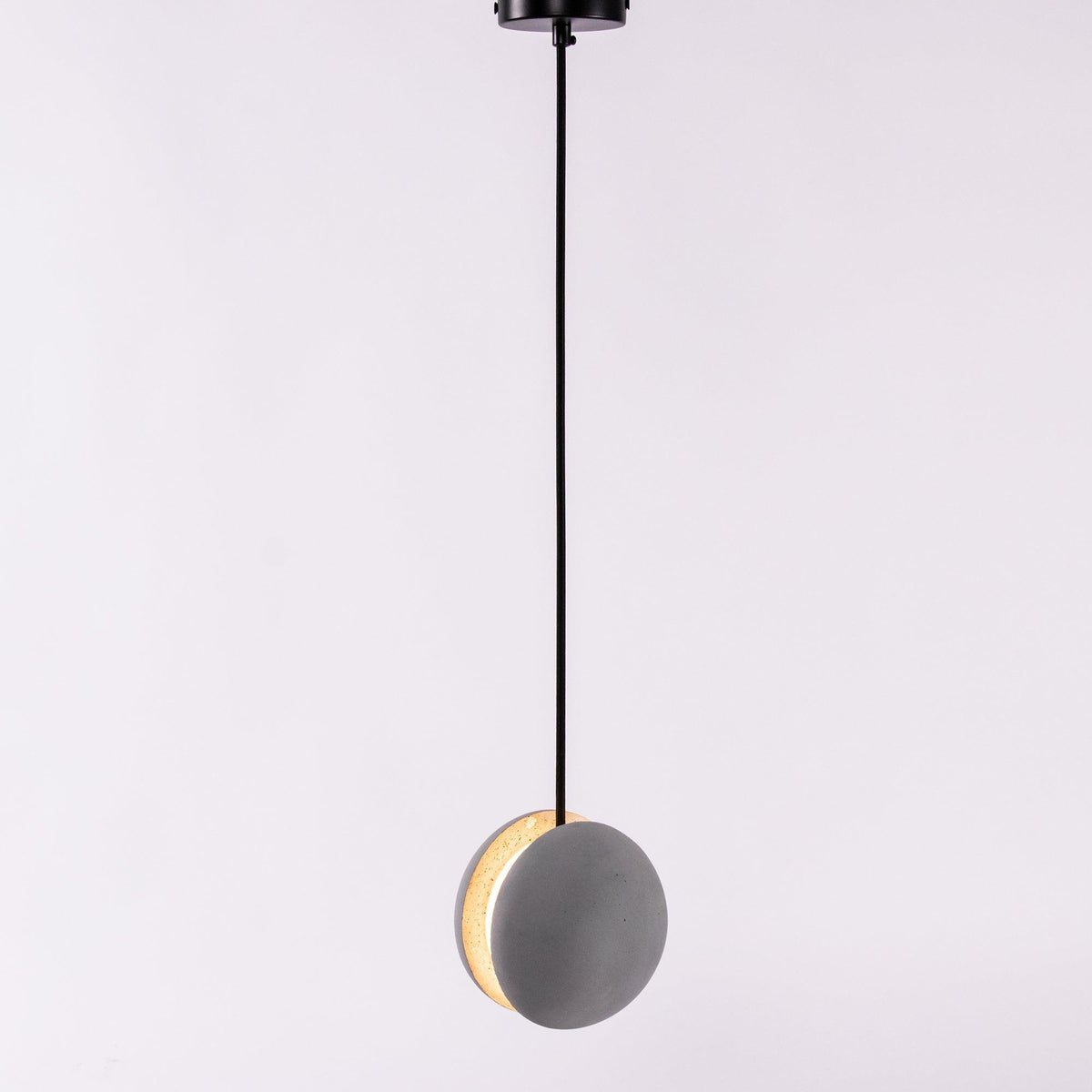 Finnetta Suspension Sphère en Béton Lune Minimaliste