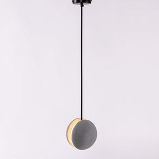 Solara Suspension Sphère en Béton Lune Minimaliste