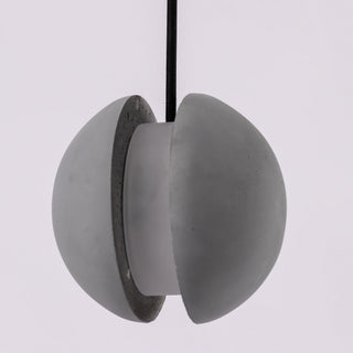 Solara Suspension Sphère en Béton Lune Minimaliste