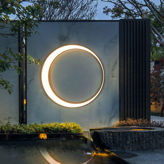 Zathee Applique Murale Extérieure LED Circulaire