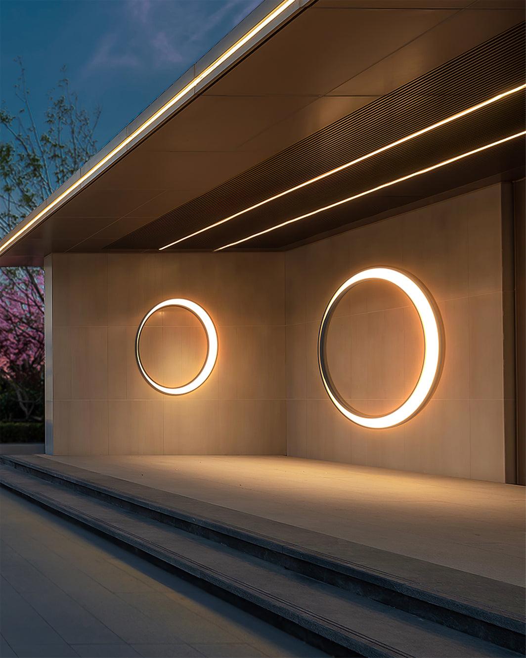 Aurien Applique Murale Extérieure LED Circulaire