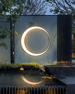 Zathee Applique Murale Extérieure LED Circulaire