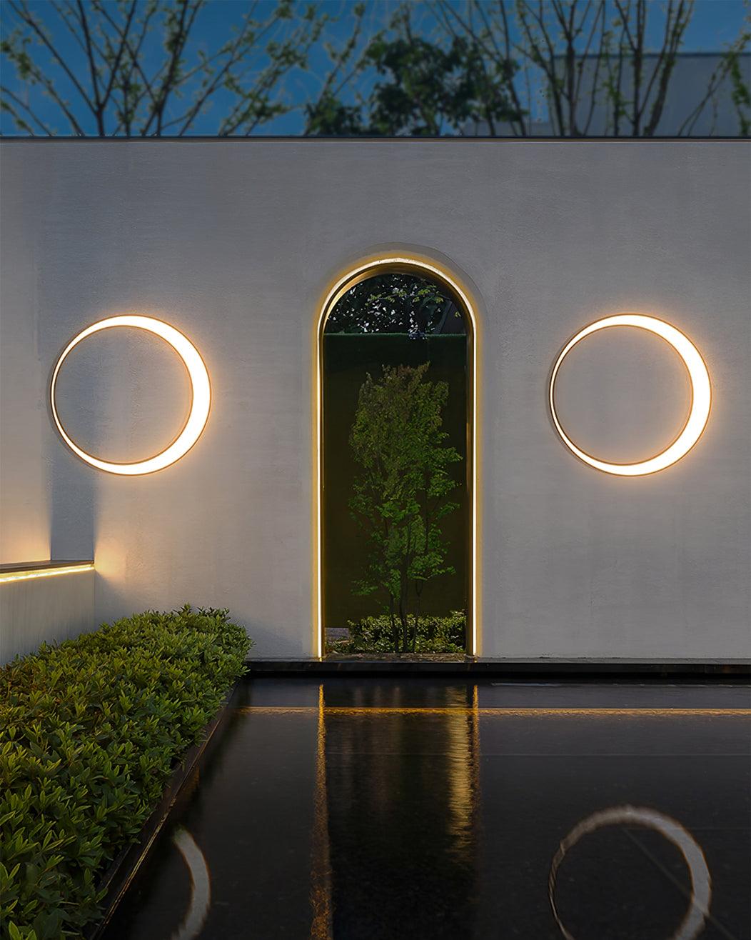 Aurien Applique Murale Extérieure LED Circulaire