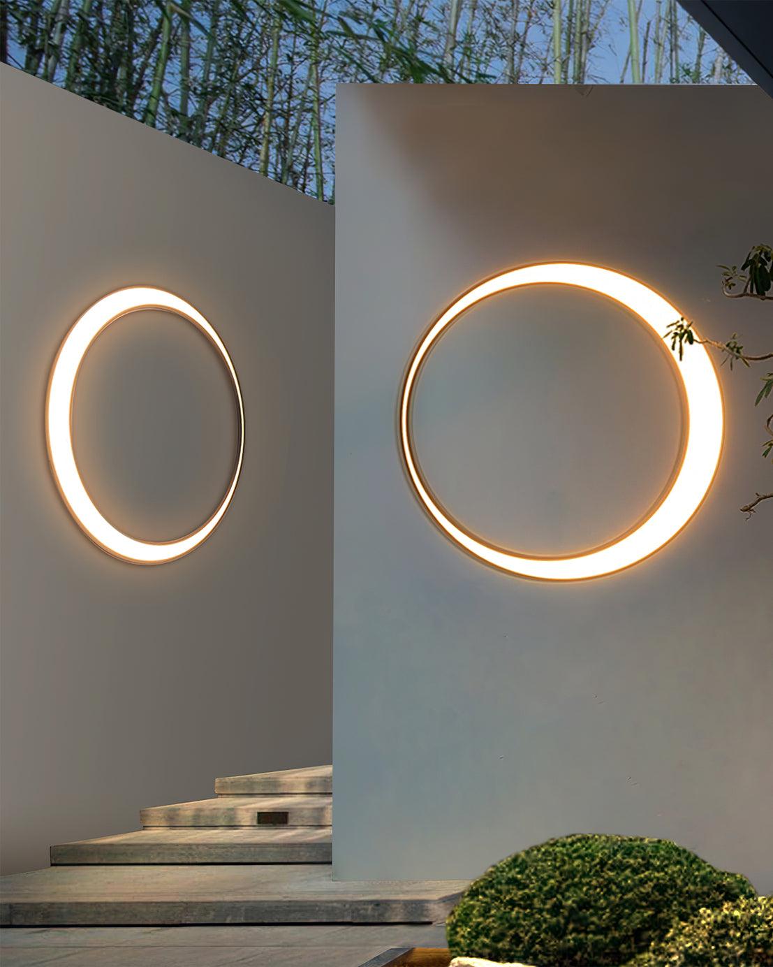 Aurien Applique Murale Extérieure LED Circulaire