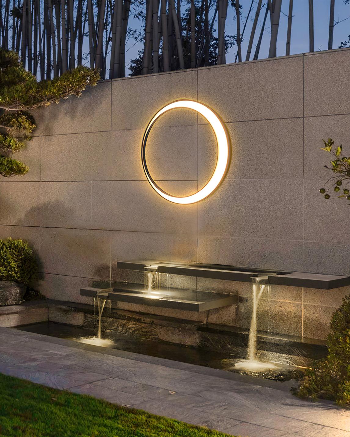 Aurien Applique Murale Extérieure LED Circulaire