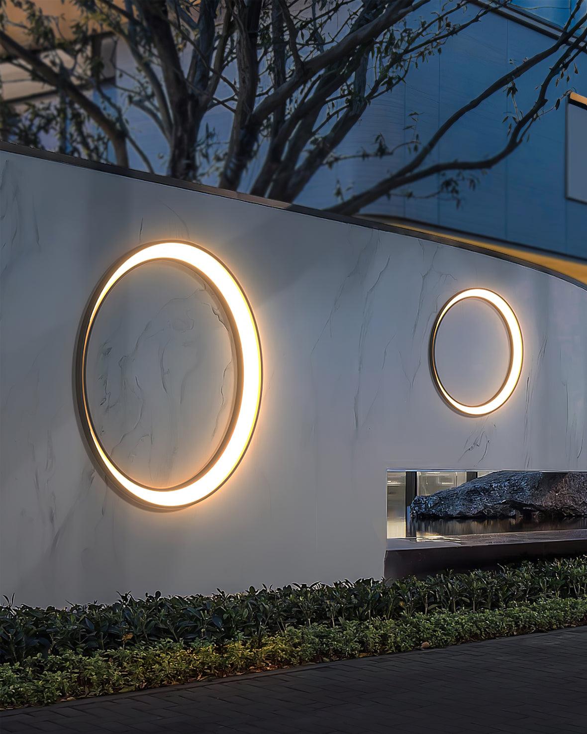 Aurien Applique Murale Extérieure LED Circulaire